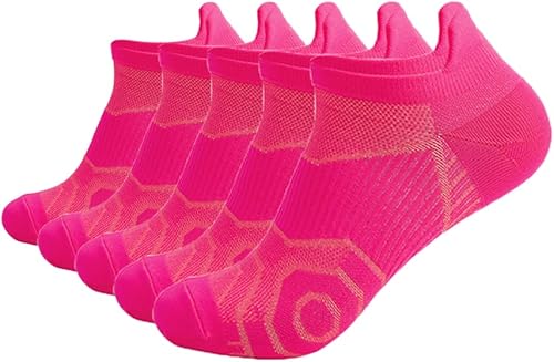 ADILAIDUN Calcetines deportivos para mujer talla 5-12 para correr de corte bajo para deportes senderismo 510 pares