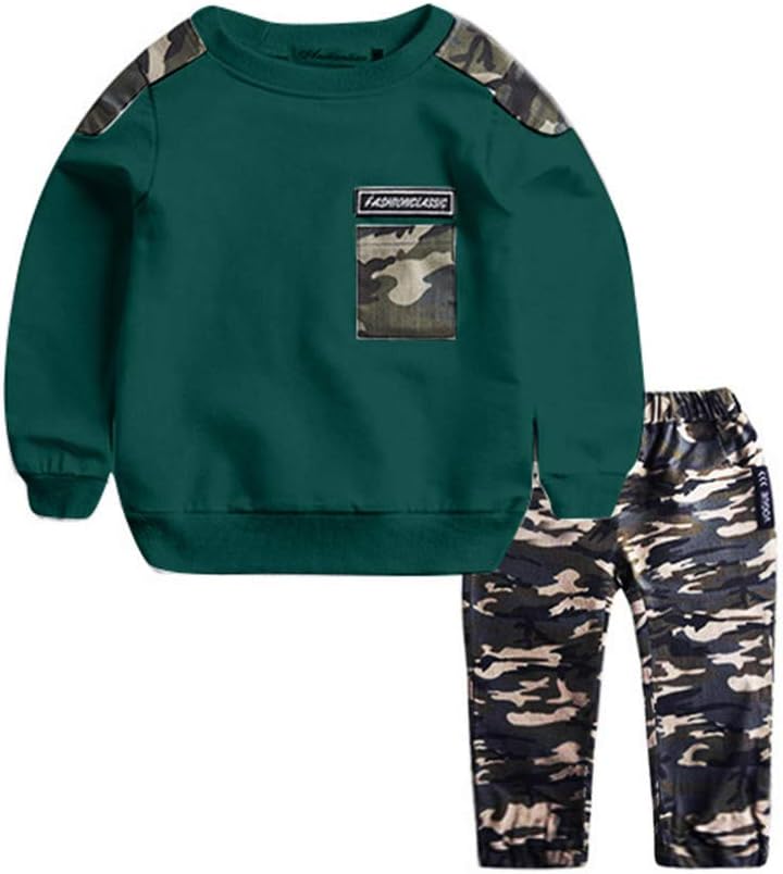 Girls Boys Sweatsuits 2 Piece Outfits Casual Sports Pants Sets Hoodie And Sweatpant Set Kids Athletic Tracksuits