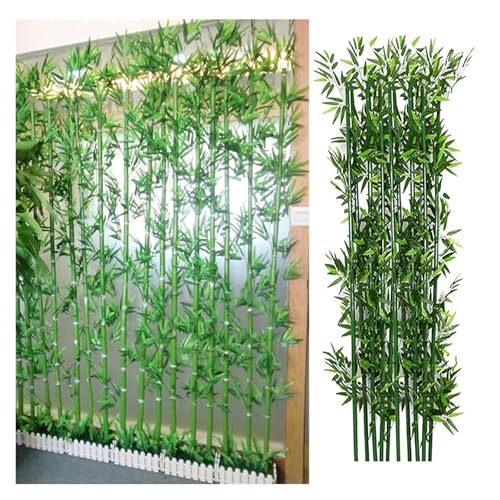 Bambú Árboles Artificiales 3.3 4.9 5.9 6.5 FT Simulación De Bambú, Bambúes Artificiales Para Interiores Y Exteriores Con Más De 1000 Hojas Realistas, Plantas Falsas Para El Hogar Y La Oficina Resisten