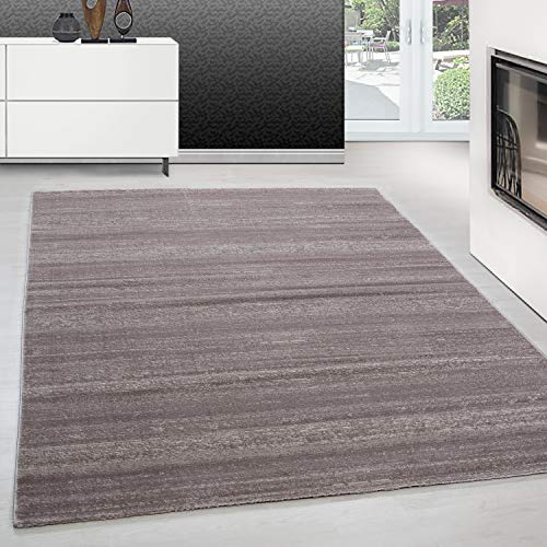 Teppium Moderner Kurzflor Teppich Wohnzimmer 200x300 (200 x 290 cm) Beige - Flauschiger Teppich Waschbar, Einfarbig, Pflegeleicht, Weich - Ideal für Schlafzimmer, Esszimer und als Küchenteppich