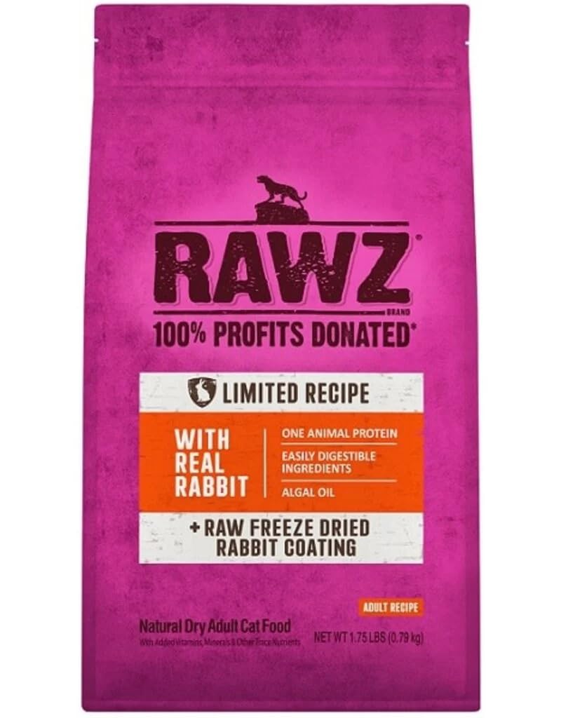 Amazon.com : Rawz Real Rabbit Dry Food for Cats with Freeze Dried
