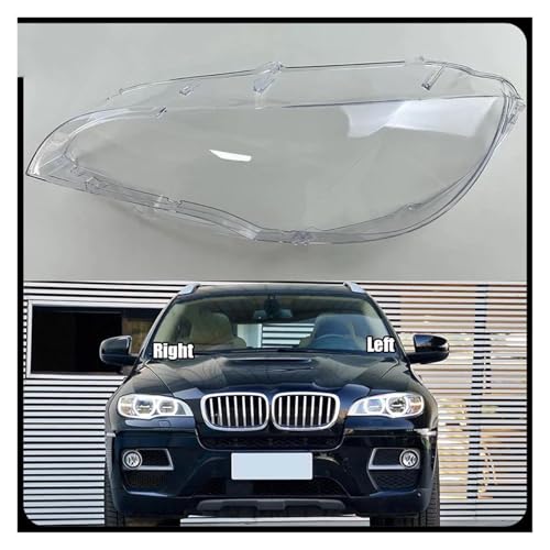 Coque de phare transparente haut de gamme pour optiques BMW X6 E71 - 4