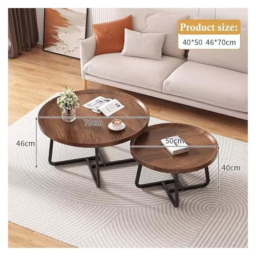 Ensemble de 2 tables basses salon : créez un coin café convivial