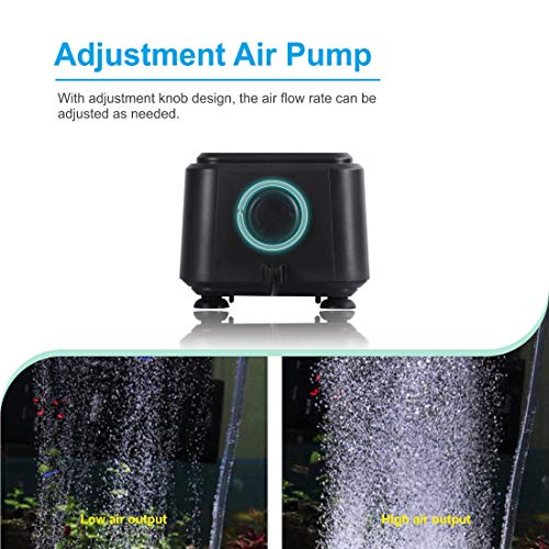 Hygger Small Quietest Aquarium Air Pump thumb #3