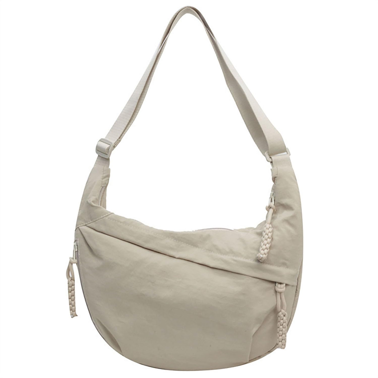 Crescent Crossbody Shoulder Bag For Women Hobo Bag Multi-Pocket Nylon Backpack Travel Shopping Dumpling Bag