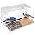 Nature Gear Acrylic Clear Bird Feeders for Window Viewing, Weather Resistant & Easy to Clean with Sliding Tray, Clear Window Bird Feeder with Strong Suction Cups, Extended