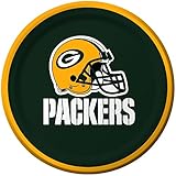 Creative Converting 8 Count Green Bay Packers Paper Dessert Plates