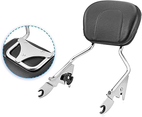 Miniatura 8 de Dasen Barra Sissy Desmontable Compatible con Harley Touring, Respaldo del Pasajero de Liberación Rápida Compatible con Touring Road Glide Street