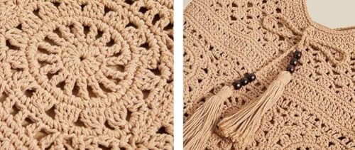 Bolso Bohemia de crochet para mujer verano 2026 miniatura 4