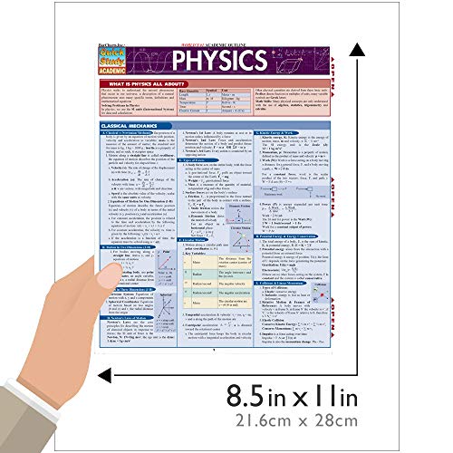 Physics Quick Study Reference Guide