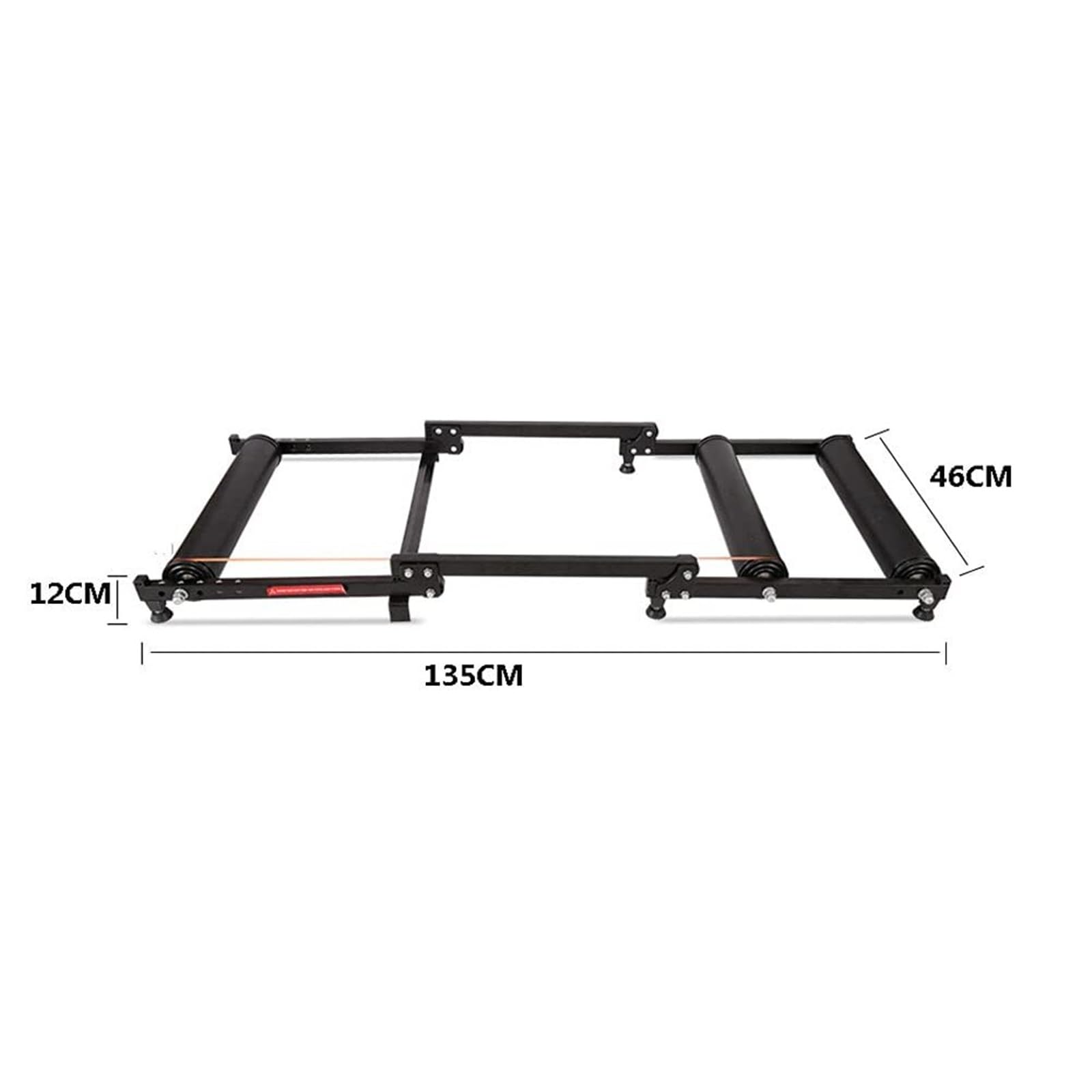 Rodillos de bicicleta ajustables, soporte plegable para entrenamiento de ciclismo en interiores para antes del juego y entrenamiento al aire libre