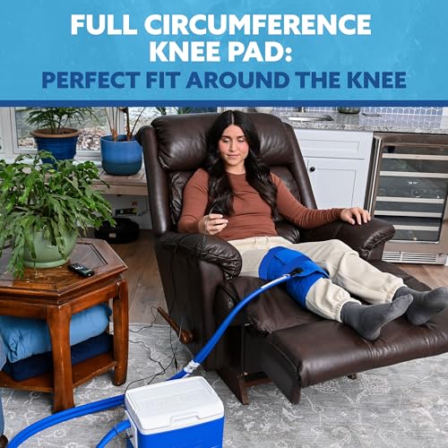 Image of Polar Active Ice 3.0 | 9 QT Cold Therapy Ice Machine | Programmable Timer | Full Circumference Knee Pad | Cryotherapy Pain Relief System | Ace Bandage Style Compression