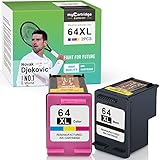 myCartridge SUPRINT Remanufactured Ink Cartridge Replacement for HP 64 XL 64XL for Envy 7855 7858...