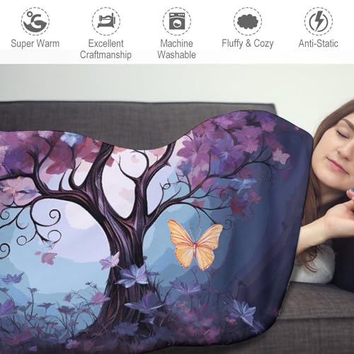 Couverture de plage ronde à fleurs 150 cm microfibre coton - 4