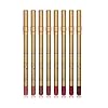 8 Kleuren Sweat-resistente Blijvende geen schaduw Lip Pencil Contour Pen Gemakkelijk Gekleurde Lipliners Set