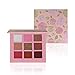 Portable 9 Colors Eyeshadow Palette Nude Warm 5 Matte 4 Shimmer Ultra Pigmented Waterproof Eye Shadow Blend Bronze Daily Makeup Pallet Set