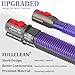 Fullclean Dryer Vent Lint Vacuum Atttachments for Dyson Gen 5 V15 V12 V11 V10 V8 V7 Detect Absolute Cyclone Outsize Slim Vacuum Cleaner Nozzle Crevice Flexible Dryer Lint Remove Tool Cleaner Kit