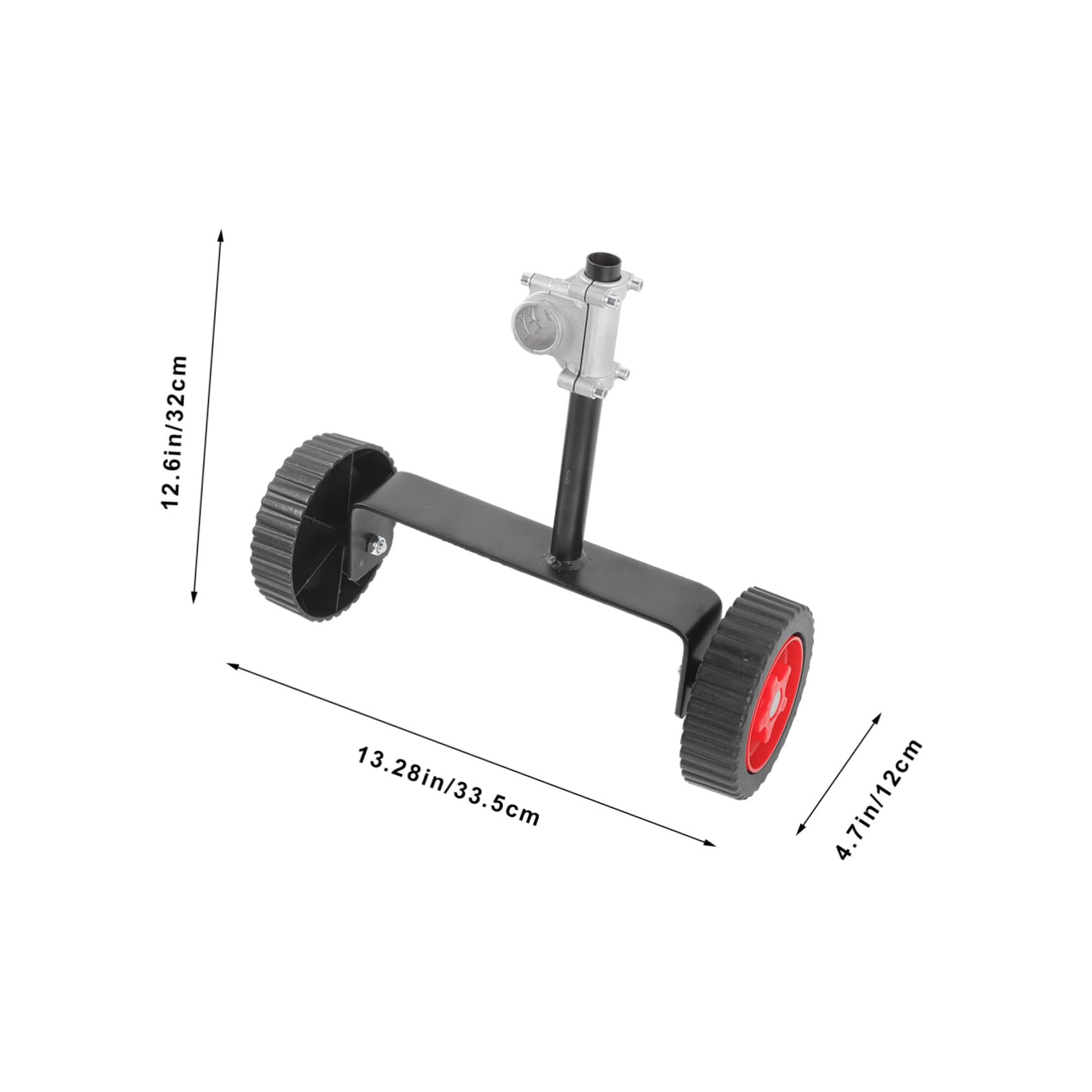 Ruedas de Cortacésped Soporte para Jardín Portátiles Accesorios de Repuesto Compatibles para Césped y Terrazas