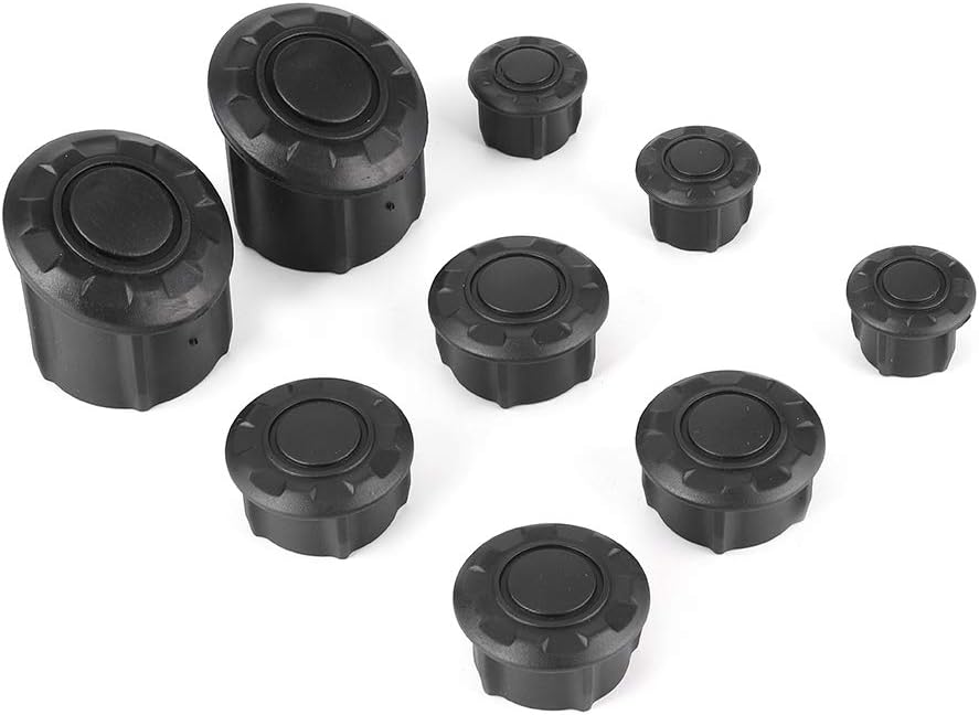 Motorcycle Frame Hole Cover, Akozon ABS Frame Hole Cover Swing Arm Plug Motorcycle Accessories Fit for R1250GS 2019?2020