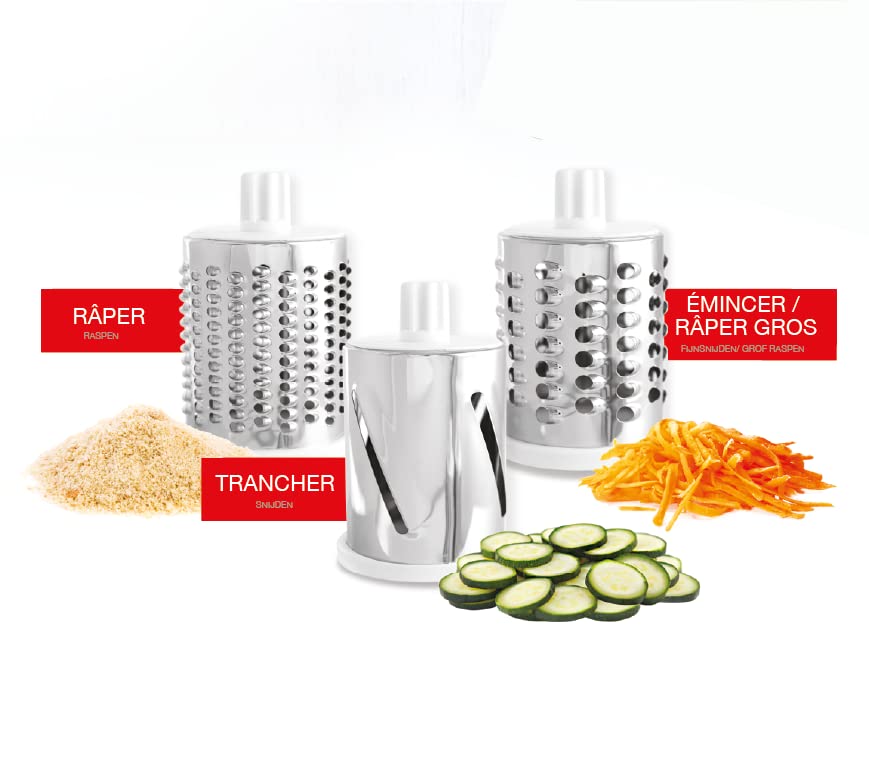 Wuciray Coupe Legumes Trancheuse Manuel Multifonctionnel 3 Lames