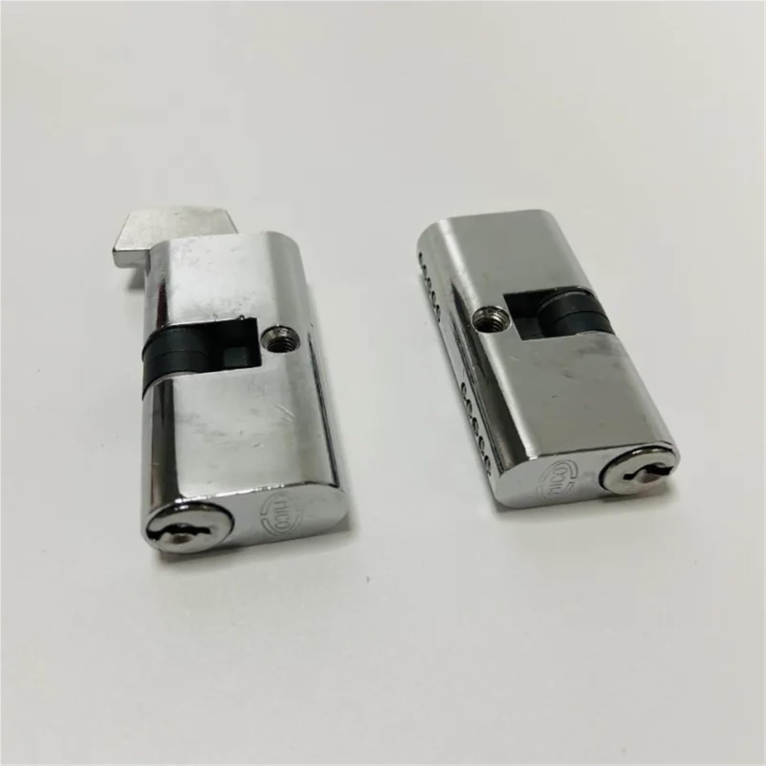 Lock Core 54mm Double/Single Door Indoor Zinc Alloy Hook Bolt 1Pcs(Single Opening)