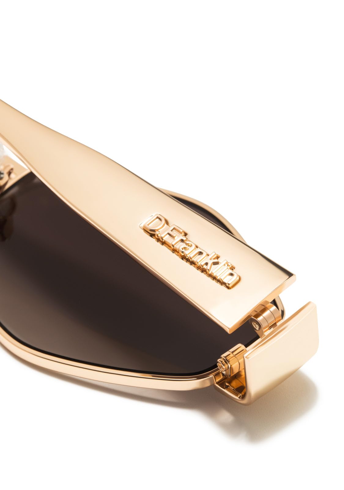 D.Franklin Occhiali da sole - Unisex - Con lenti protettive UV - Modello cuprum - Quadrati - Per uomo e donna - Sunglasses