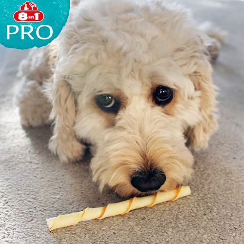 8in1 Pro Dental Twisted Sticks - gesunde Kaustangen für Hunde zur Zahnpflege, 35 Stück