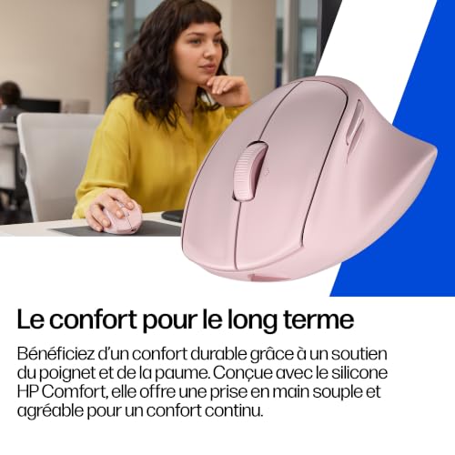Souris HP Tilt Ergo 720M – Bluetooth, 1200 DPI, Rechargeable - vue 10