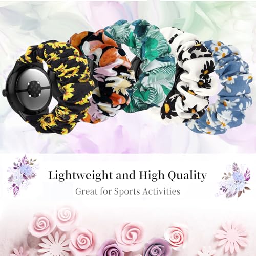 Correa Scrunchie compatible con Google Pixel Watch 4 miniatura 7