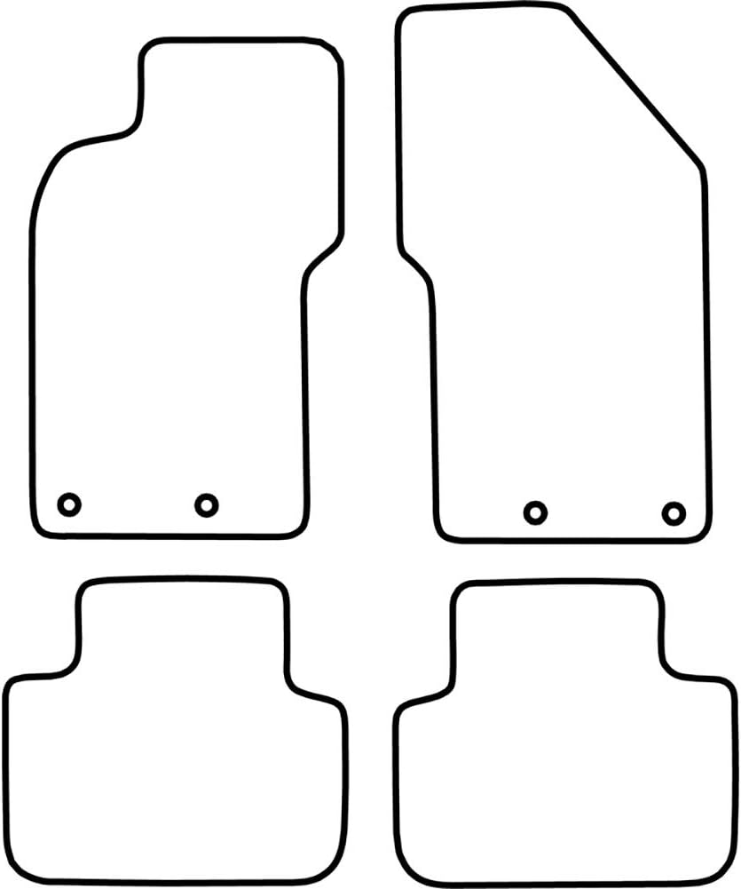 AutoStyle Set car mats compatible with Alfa Romeo 147 2000-2010