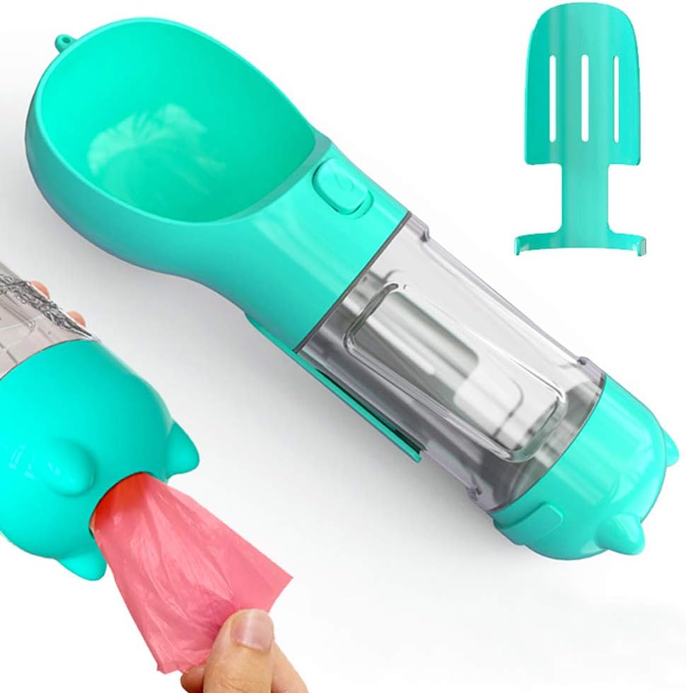Asdsh ペットウォーターボトル 携帯用 3 In 1 ペット給水器 犬の水飲み器 犬の水筒 給水器 水漏れ防止 持ち運び便利 安全 旅行用 犬の散歩 ランニング アウトドア 300 500ml Sale 10 Off