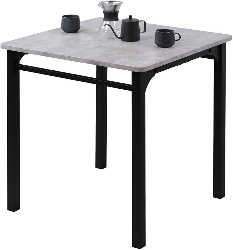 Amazon｜ダイニングテーブル 正方形 北欧 幅70cm カフェテーブル 四角