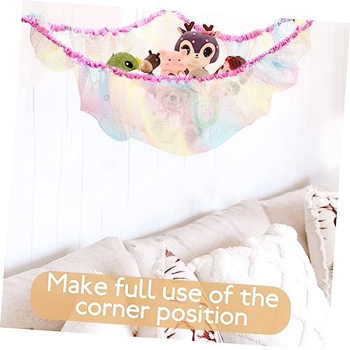 Hamac de rangement pour jouets peluche suspendu solution gain de place