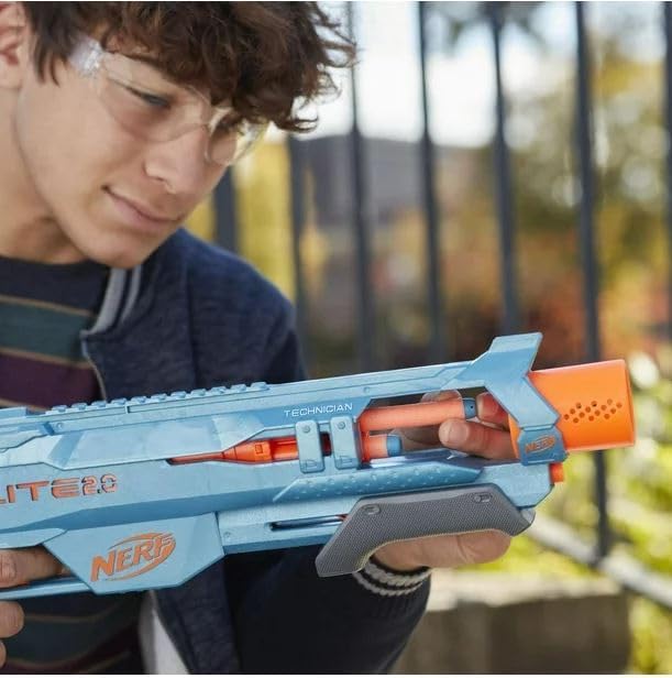 Nerf Elite 2.0 Loadout 3-Blaster Pack - Technician DS-2, Quadfire QS-4, Ace SD-1 Blasters & 14 Elite Darts