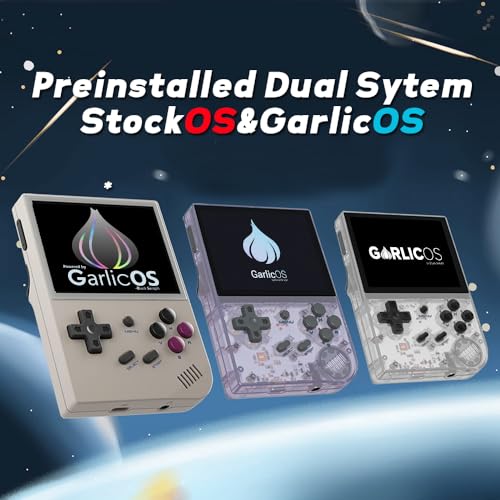 RG35XX Handheld Game Console 3.5-inch IPS Screen RG 35XX Preinstalled Dual OS System 64GB Retro Gray - Image 6