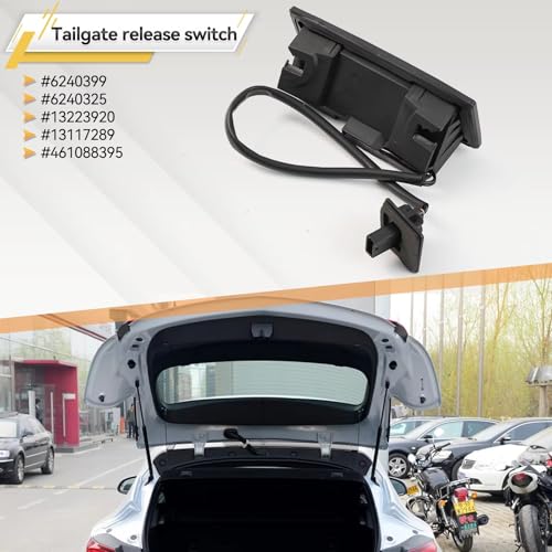 Interrupteur de coffre bloqué pour Opel Astra H solution de remplacement bouton hayon - 5
