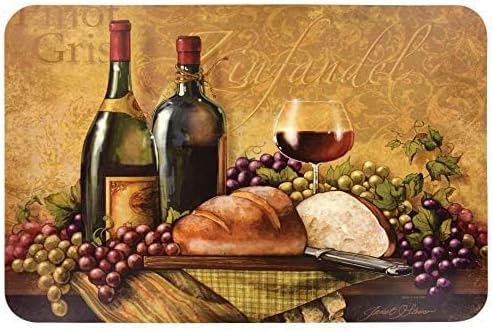 Wine Themed Plastic Placemats - Set of 4