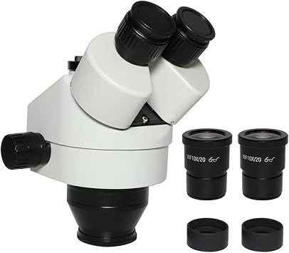 ZTBH Microscope Accessories Kit 7X-45X 3.5X-90X Simul-Focal Trinocular Microscope 0.5X 2.0X Auxiliary Objective Lens Microscope Slides7X-45X