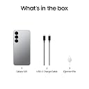 Samsung Galaxy S25 5G (Silver Shadow, 12GB RAM, 128GB Storage) | Snapdragon 8 Elite for Galaxy Processor | 50MP Triple Camera | 6.2-inch Dynamic AMOLED 2X Display | 4000mAh Battery | 5G Smartphone gallery image