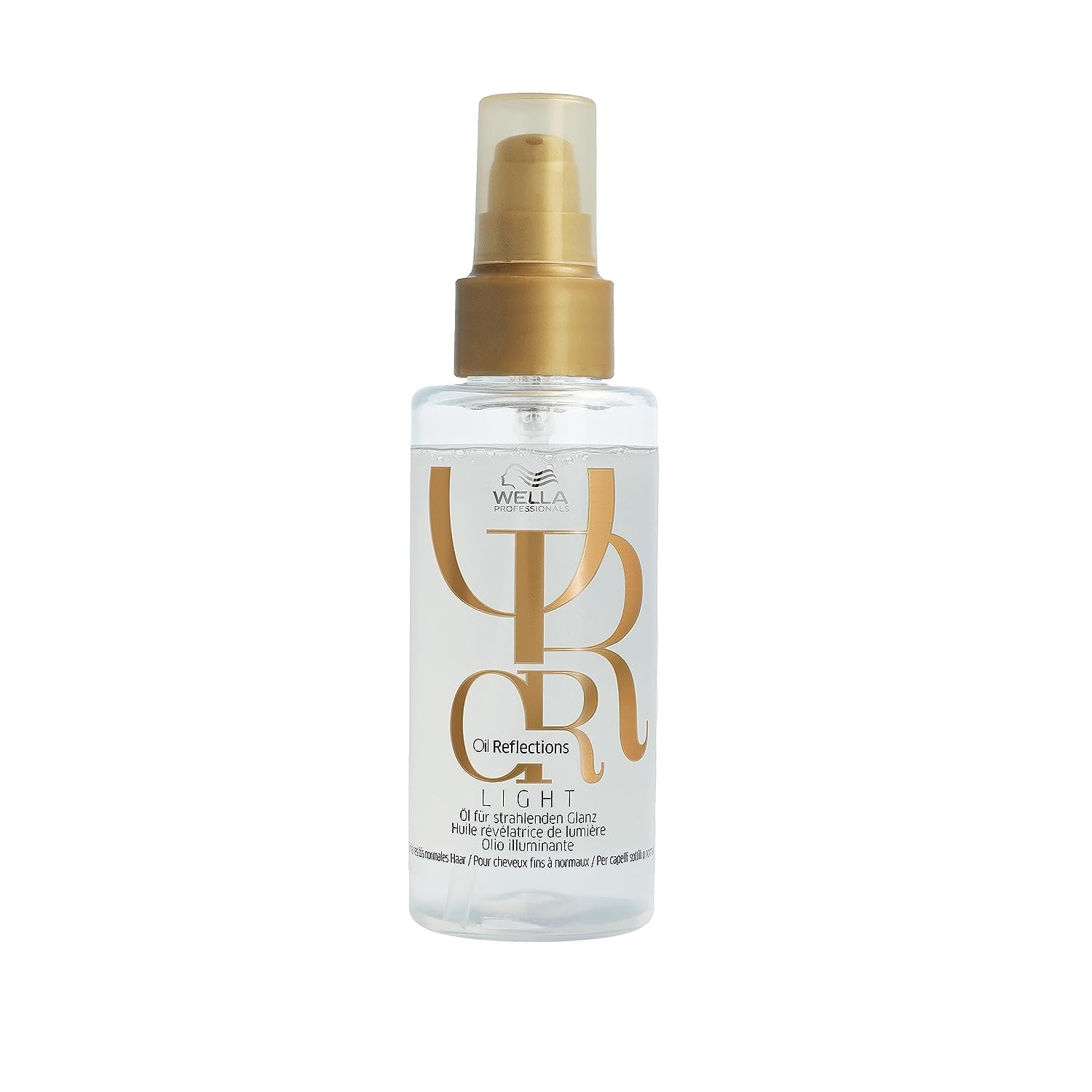 Wella Professionals Oil Reflections Light Hair Oil – Wella Haaröl mit Kamillenöl und Weißtee-Extrakt – Anti Frizz Haarpflege für ein glänzendes Finish – 100 ml