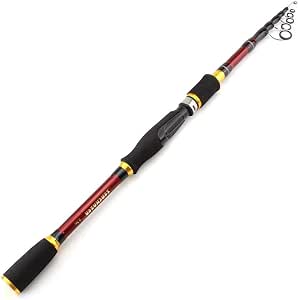 Seachaser Combo Canne à Pêche Télescopique Carbone 1.8m 2.1m Avec Moulinet Et Accessoires Complets