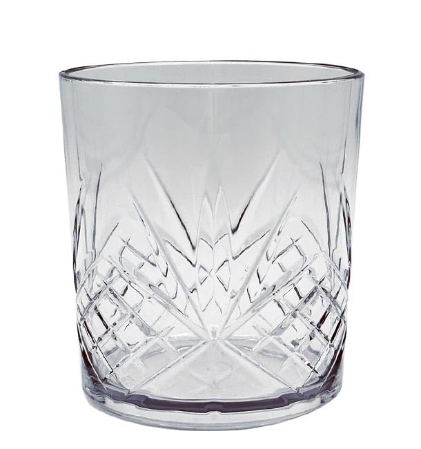 Monouso | 1 Vaso de Plástico Reutilizable 325ml, SAN, Vaso Duro, Resistente, Irrompible, Libre de BPA, Perfecto para Fiestas, Eventos