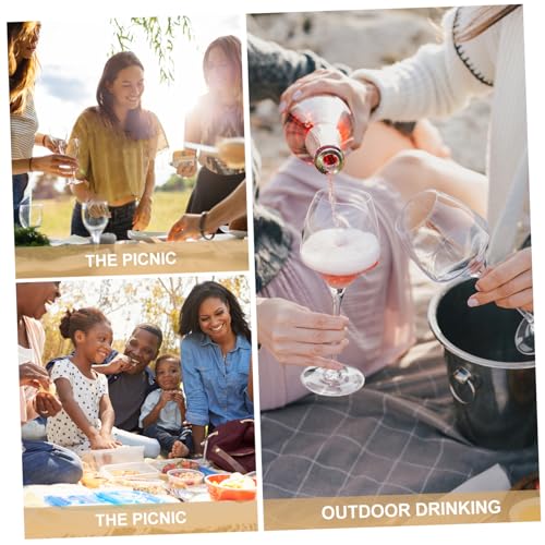 Table extérieure de camping avec porte-bouteille pour pique-nique - 8
