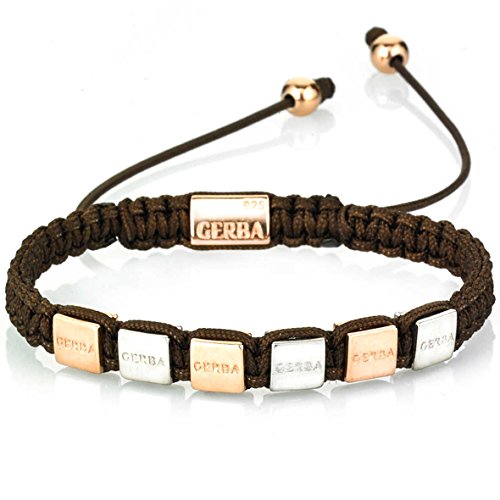 Bracciale Gerba con filo macramè realizzato a mano...