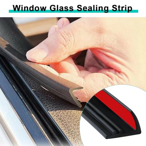 Image of STHIRA Car Window Seal Strip Rubber Car Side Window Gap