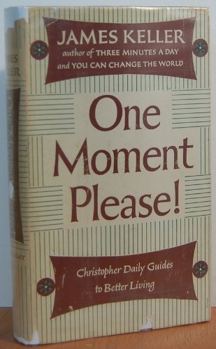 One moment please!: Christopher daily guides to... B0007E277S Book Cover