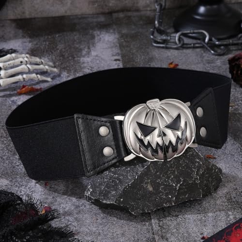 Pumpkin Head Alloy Buckle Belt Fashion Trend Waist Cover Decoration(70cm)2