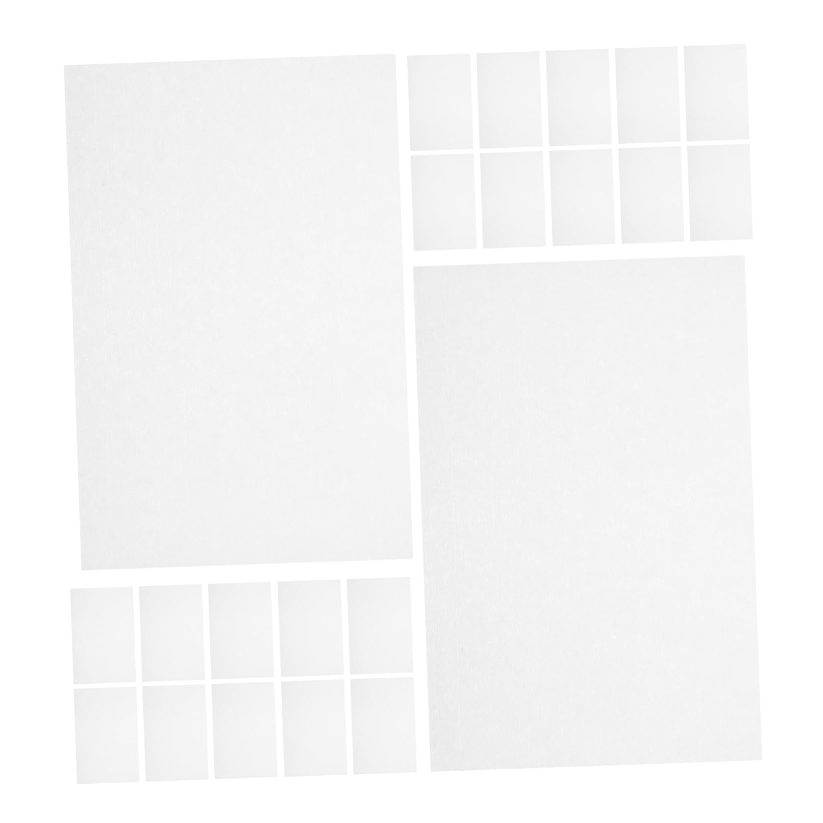 BESTonZON 100 Fogli Carta Assorbente per Gabbia Uccelli Fodere Resistenti e Pretagliate Adatte Canarini Pappagalli e Altri Volatili Protezione Igienica e Assorbente per Fondo Gabbia