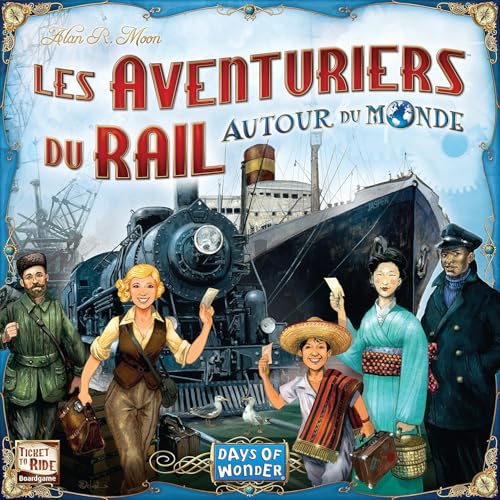 ASMODEE Les Aventuriers du Rails Autour du Monde - vue 5