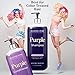 MAJESTIC PURE Purple Shampoo and Conditioner Set - Tones & Brighten Blonde, Platinum, and Silver Hair, Sulfate Free & Paraben Free, 16 fl oz each